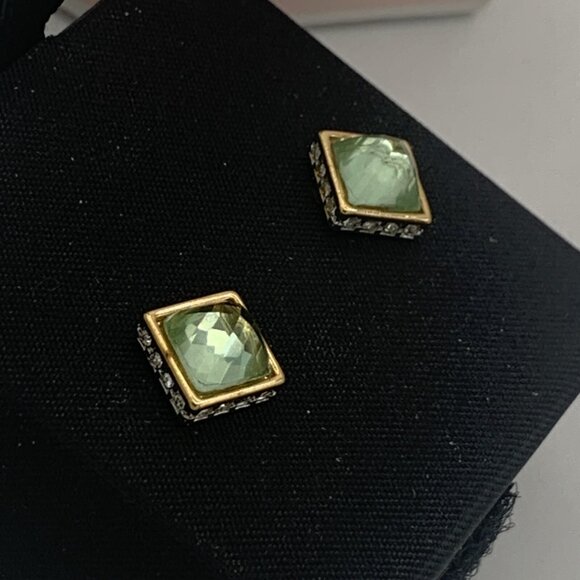 Juicy Courture Pyramid Stone Studs Earrings - Picture 7 of 15